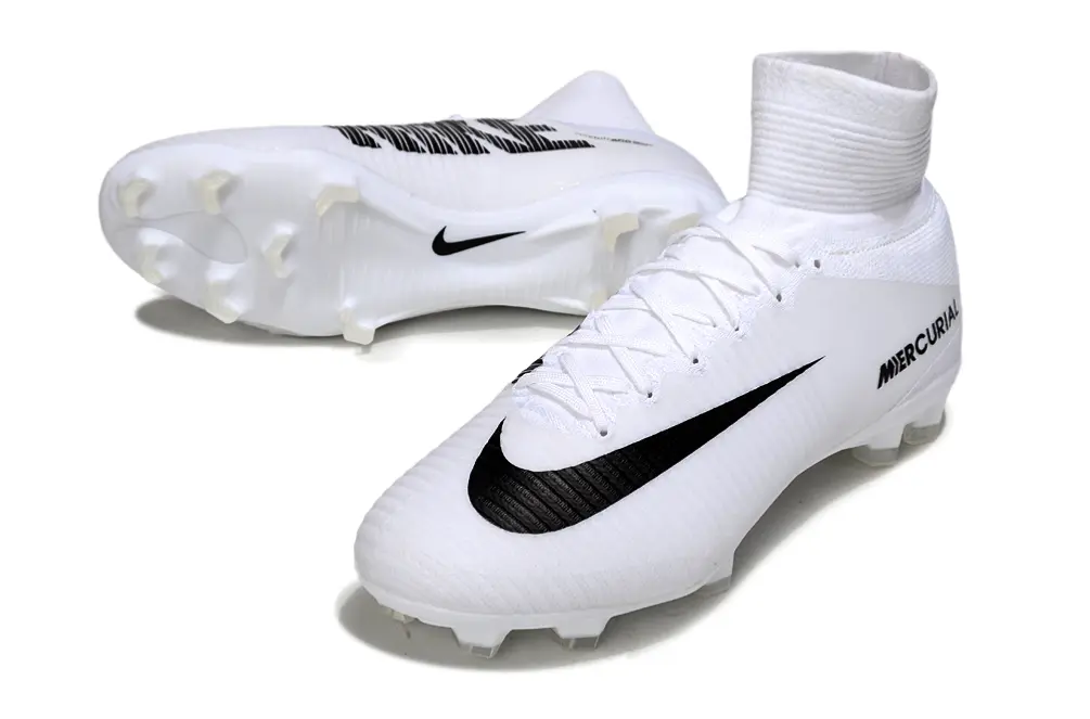 Nike Mercurial Superfly 5 Elite FG - White/Elegant Black/Brilliant White