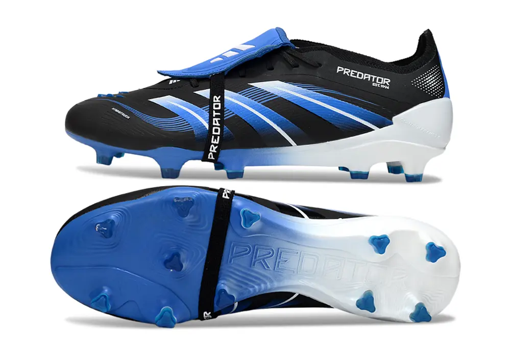Adidas Predator 25 Elite Foldover Tongue FG - Black/Electric Blue/White