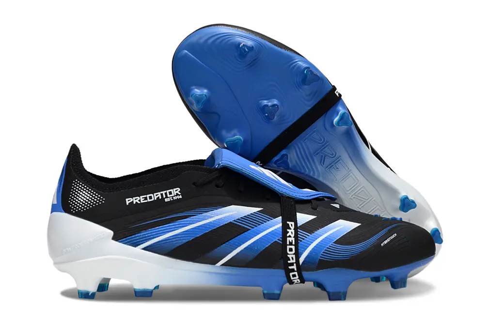 Adidas Predator 25 Elite Foldover Tongue FG - Black/Electric Blue/White