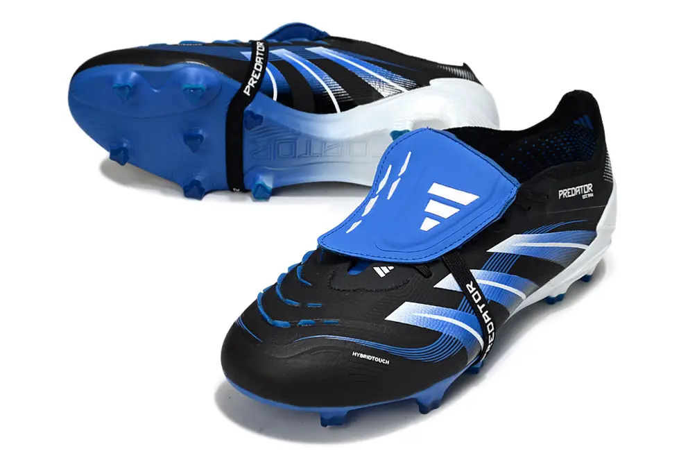Adidas Predator 25 Elite Foldover Tongue FG - Black/Electric Blue/White