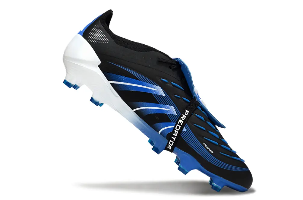 Adidas Predator 25 Elite Foldover Tongue FG - Black/Electric Blue/White