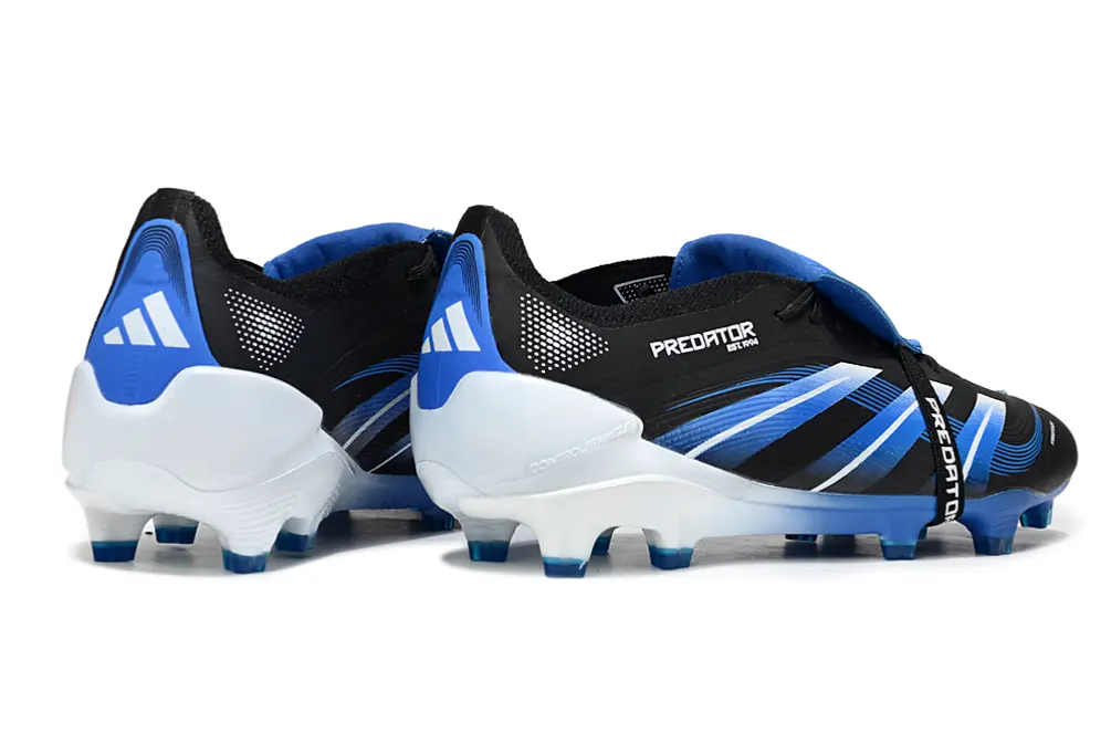 Adidas Predator 25 Elite Foldover Tongue FG - Black/Electric Blue/White