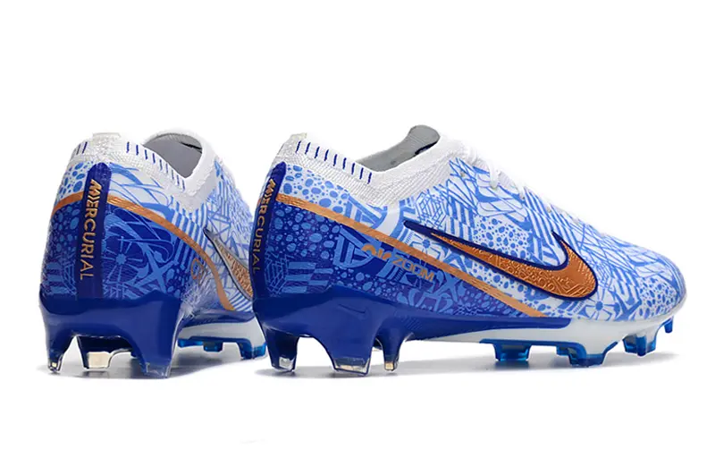 Nike Air Zoom Mercurial Vapor 15 Elite FG - Blue/Crisp Blue/Golden Sunset