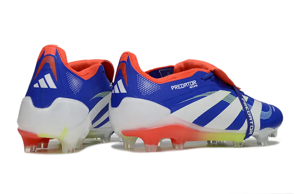 Adidas Predator 25 Elite Foldover Tongue FG - Blue/Neon Yellow/Fuego Red