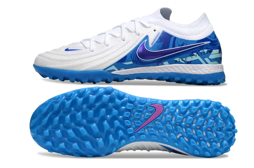 Nike Phantom GX 2 Elite TF - White/Ocean Blue/Deep Blue