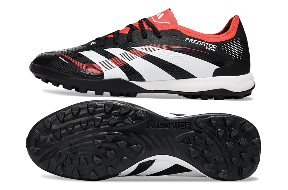 Adidas Predator 25 Elite TF - Black/Fiery Red/White