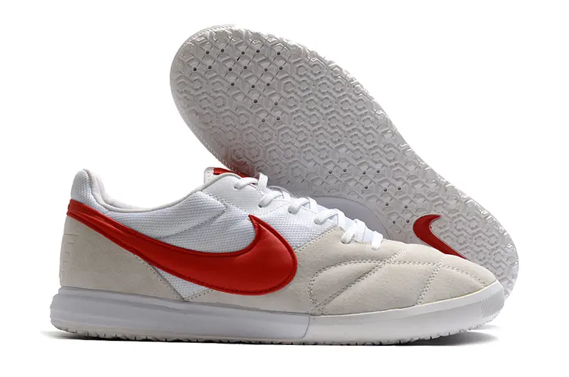 Nike Premier 2 Sala IC - White/Fiery Red/Soft Grey