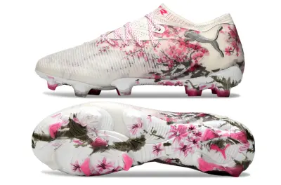 Puma Future 8 Ultimate FG - White/Blossom Pink/Gray Green