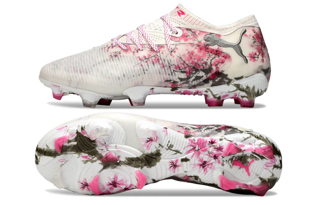 Puma Future 8 Ultimate FG - White/Blossom Pink/Gray Green