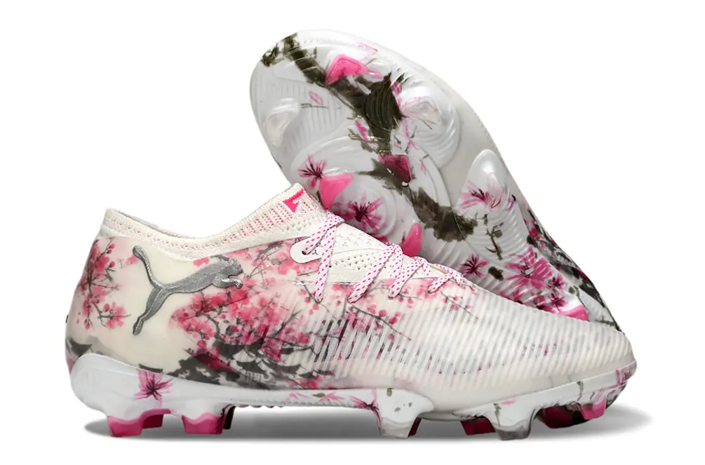 Puma Future 8 Ultimate FG - White/Blossom Pink/Gray Green