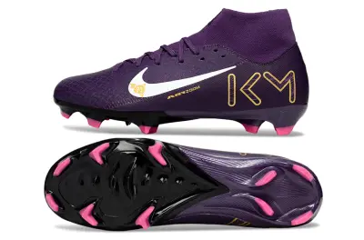 Nike Air Zoom Mercurial Superfly 10 Academy FG - Purple/Electric Pink/Metallic Gold
