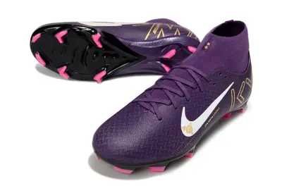 Nike Air Zoom Mercurial Superfly 10 Academy FG - Purple/Electric Pink/Metallic Gold