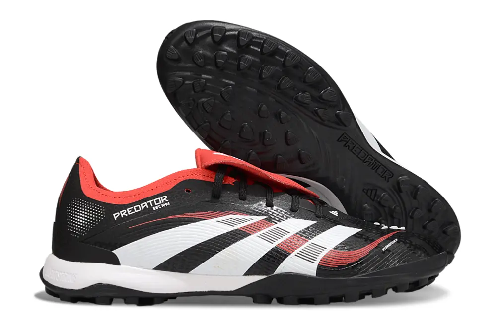Adidas Predator Elite Foldover Tongue TF - Black/Crimson Red/White