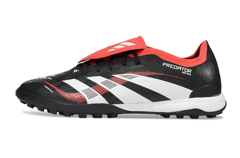 Adidas Predator Elite Foldover Tongue TF - Black/Crimson Red/White