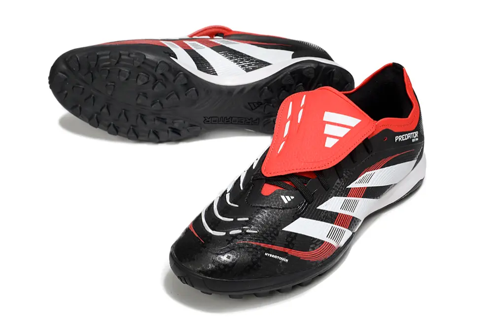 Adidas Predator Elite Foldover Tongue TF - Black/Crimson Red/White