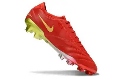Nike Tiempo Legend 10 Elite FG - Red/Golden Yellow/Lime Green