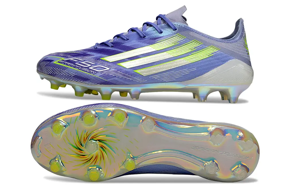 Adidas F50 Sparkfusion Elite FG - Purple/Neon Yellow/Light Blue