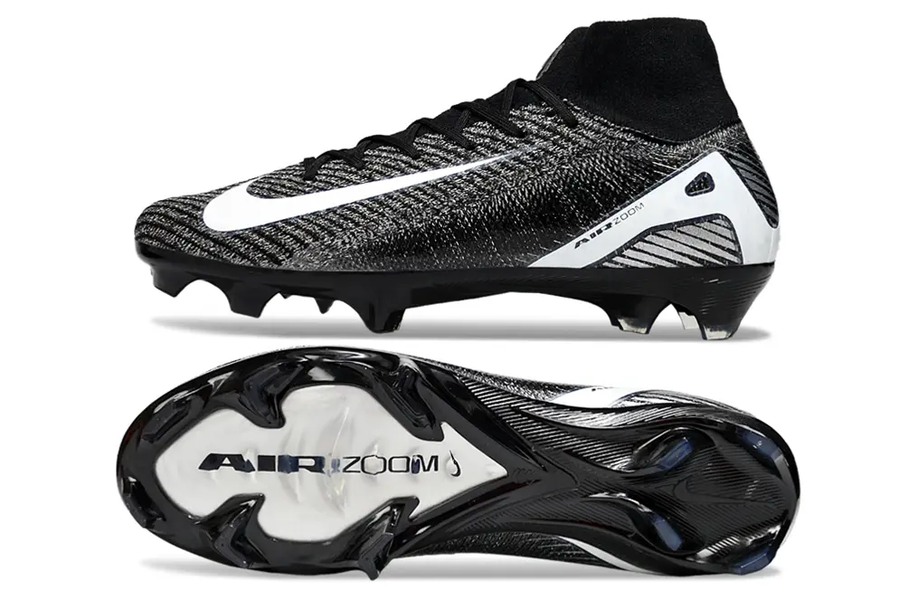 Nike Air Zoom Mercurial Superfly 10 Elite FG - Black/Graphite Gray/Clean White