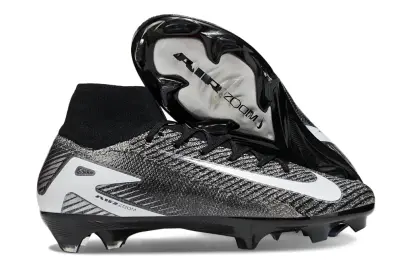 Nike Air Zoom Mercurial Superfly 10 Elite FG - Black/Graphite Gray/Clean White