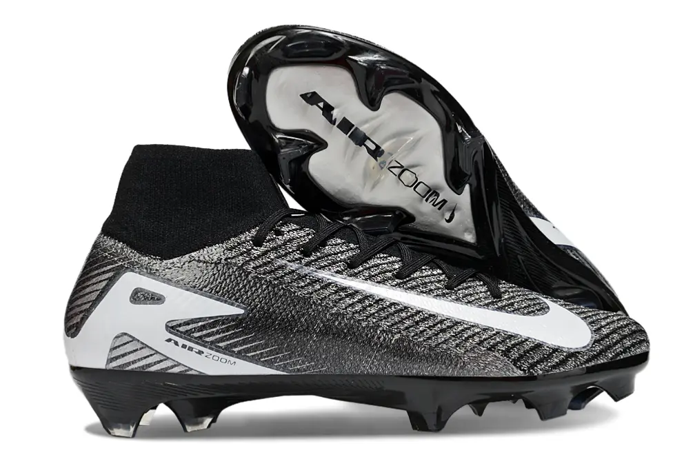 Nike Air Zoom Mercurial Superfly 10 Elite FG - Black/Graphite Gray/Clean White