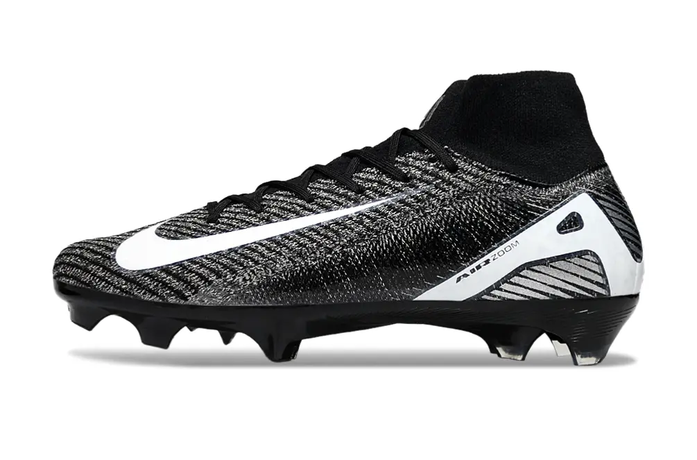 Nike Air Zoom Mercurial Superfly 10 Elite FG - Black/Graphite Gray/Clean White