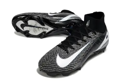 Nike Air Zoom Mercurial Superfly 10 Elite FG - Black/Graphite Gray/Clean White