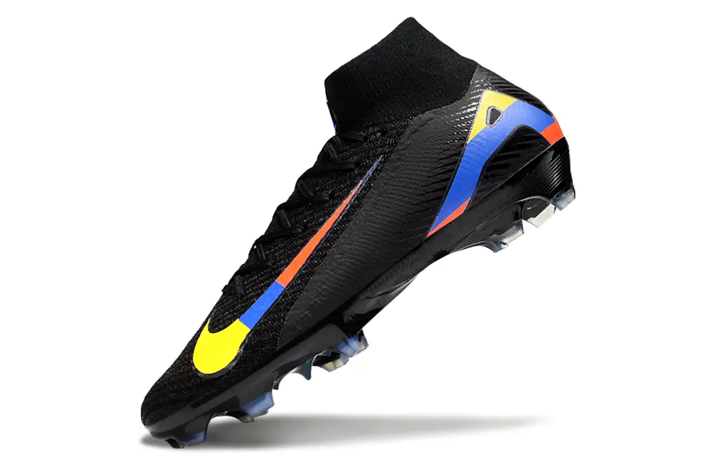 Nike Air Zoom Mercurial Superfly 10 Elite FG - Black/Yellow Flash/Blue Wave