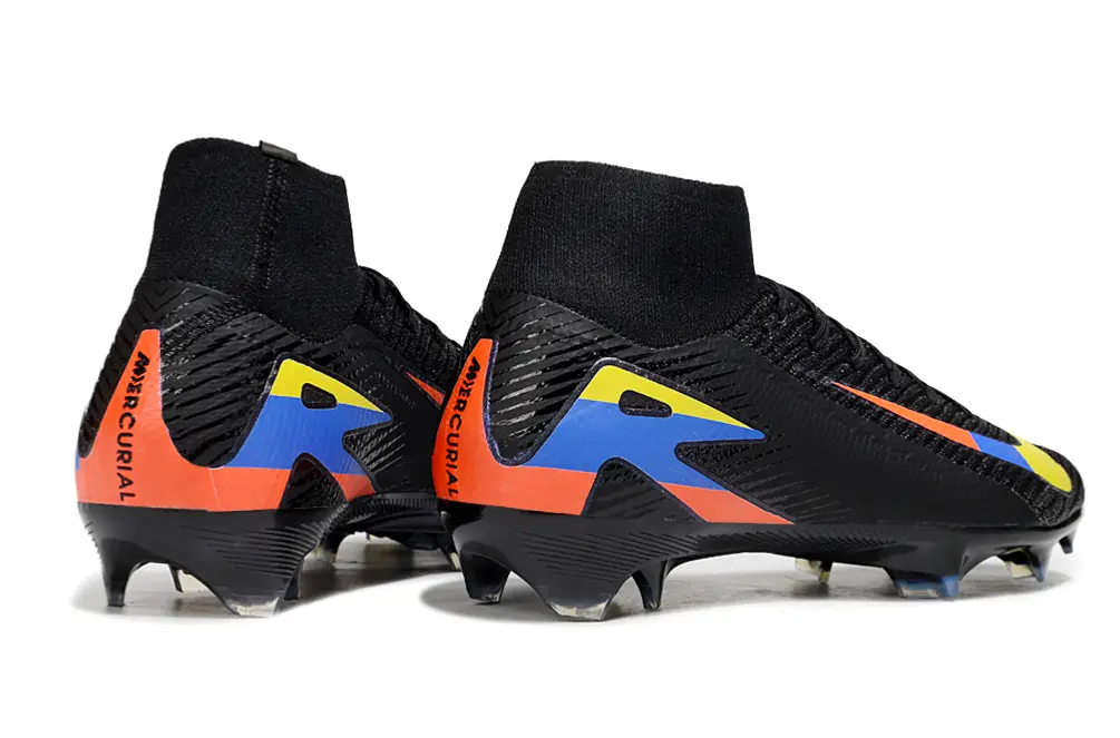 Nike Air Zoom Mercurial Superfly 10 Elite FG - Black/Yellow Flash/Blue Wave