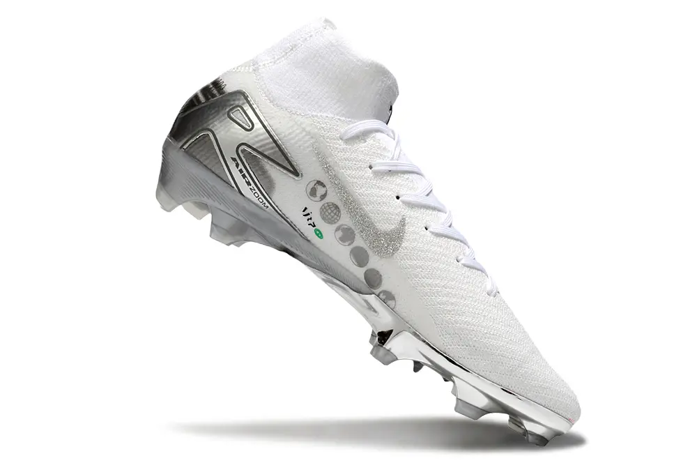 Nike Air Zoom Mercurial Superfly 10 Elite FG - White/Metallic Silver/Glossy White