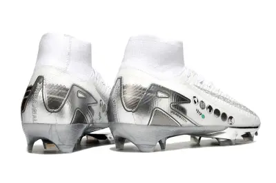 Nike Air Zoom Mercurial Superfly 10 Elite FG - White/Metallic Silver/Glossy White
