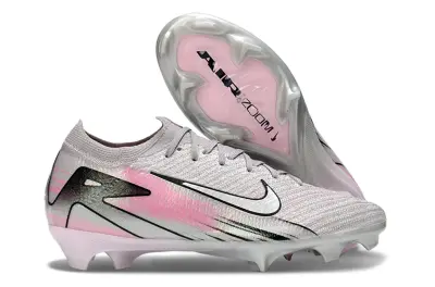 Nike Air Zoom Mercurial Vapor 16 Elite FG - Gray/Electric Pink/Metallic Silver