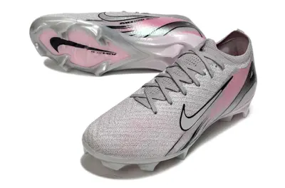 Nike Air Zoom Mercurial Vapor 16 Elite FG - Gray/Electric Pink/Metallic Silver