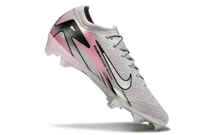 Nike Air Zoom Mercurial Vapor 16 Elite FG - Gray/Electric Pink/Metallic Silver