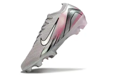 Nike Air Zoom Mercurial Vapor 16 Elite FG - Gray/Electric Pink/Metallic Silver