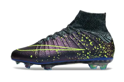 Nike Mercurial Superfly 4 Elite FG - Purple/Vibrant Lime/Deep Blue