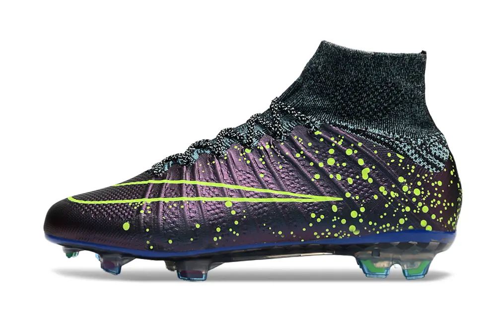 Nike Mercurial Superfly 4 Elite FG - Purple/Vibrant Lime/Deep Blue
