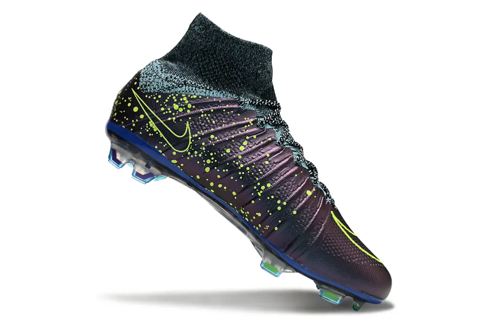 Nike Mercurial Superfly 4 Elite FG - Purple/Vibrant Lime/Deep Blue