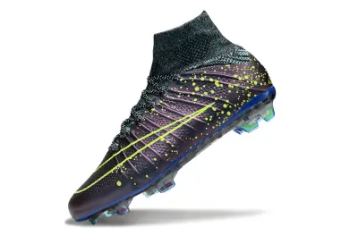 Nike Mercurial Superfly 4 Elite FG - Purple/Vibrant Lime/Deep Blue