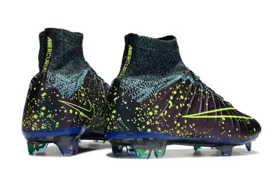 Nike Mercurial Superfly 4 Elite FG - Purple/Vibrant Lime/Deep Blue