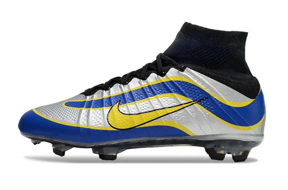 Nike Mercurial Superfly 4 Elite FG - Blue/Electric Yellow/Silver