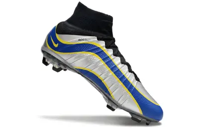 Nike Mercurial Superfly 4 Elite FG - Blue/Electric Yellow/Silver