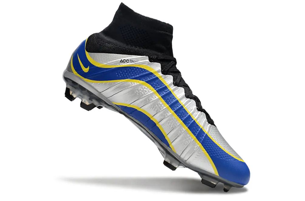 Nike Mercurial Superfly 4 Elite FG - Blue/Electric Yellow/Silver