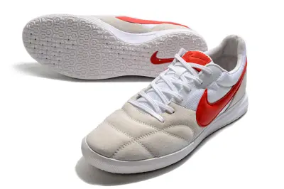 Nike Premier 2 Sala IC - White/Fiery Red/Soft Grey