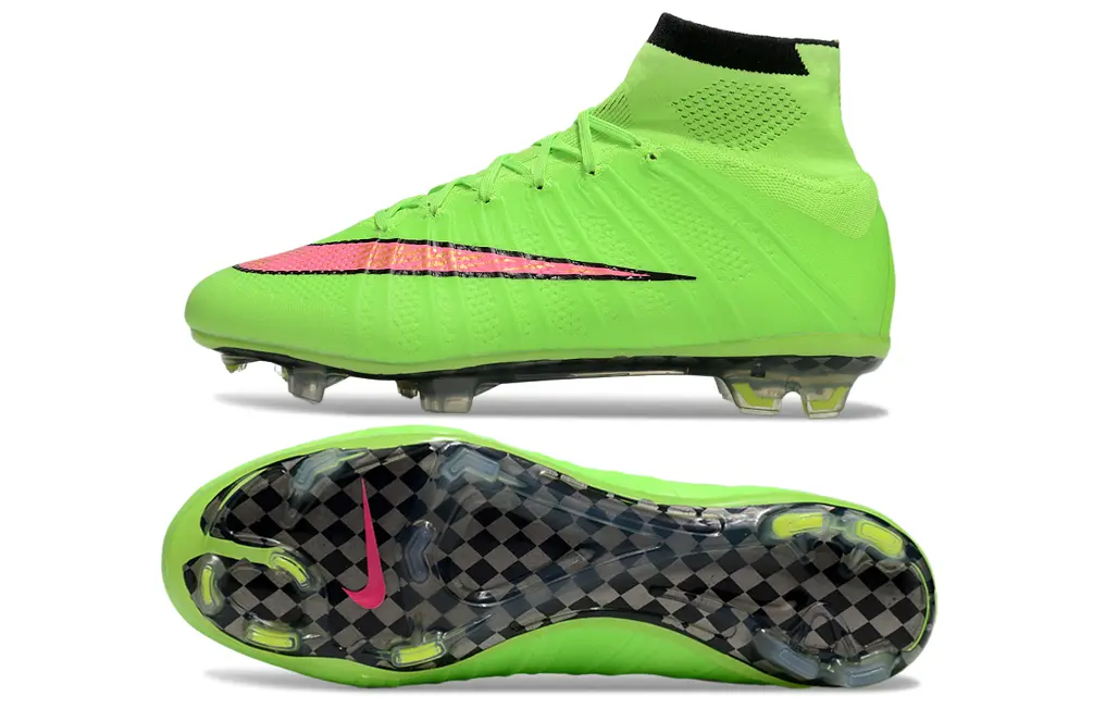 Nike Mercurial Superfly 4 Elite FG - Green/Vibrant Lime/Neon Pink