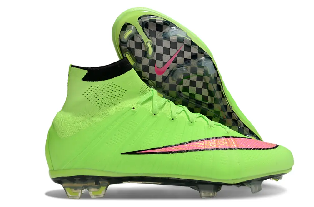 Nike Mercurial Superfly 4 Elite FG - Green/Vibrant Lime/Neon Pink