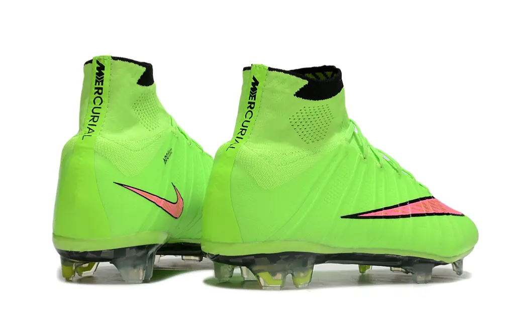 Nike Mercurial Superfly 4 Elite FG - Green/Vibrant Lime/Neon Pink