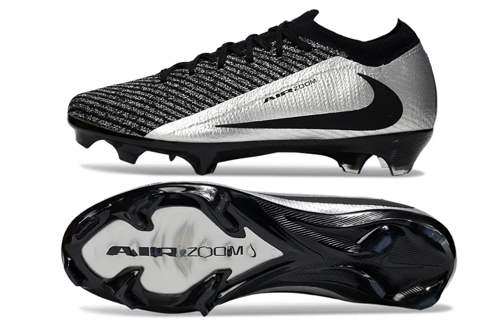 Nike Air Zoom Mercurial Vapor 16 Elite FG - Silver/Black/White