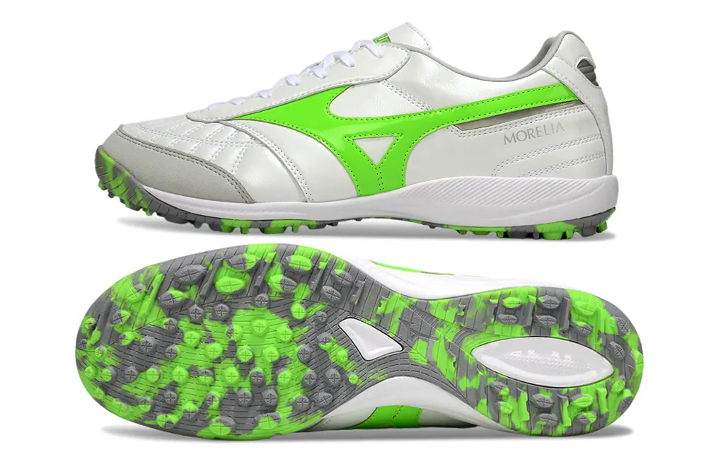 Mizuno Morelia Neo 4 TF - White/Lime Green/Gray