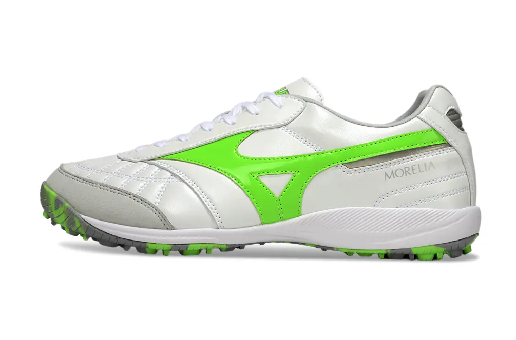 Mizuno Morelia Neo 4 TF - White/Lime Green/Gray