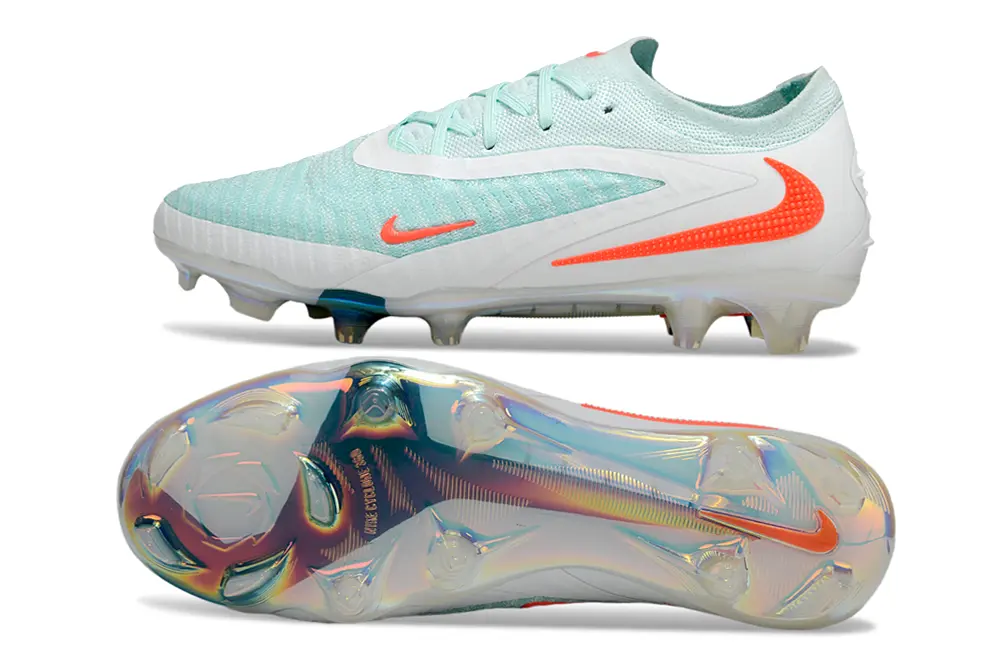 Nike Phantom 6 Elite Low FG - Aqua/Coral Orange/Icy Blue